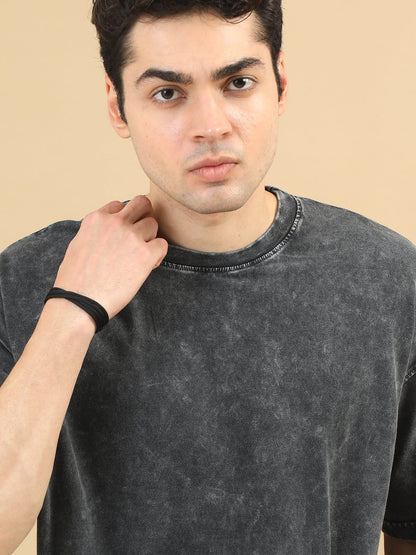 Acid Wash Oversized T-Shirt | Black – Premium Streetwear Essential