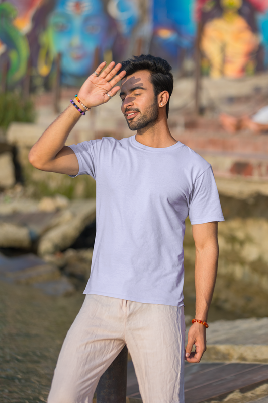 Essential Basics Crew T-Shirt | Lavender UC21