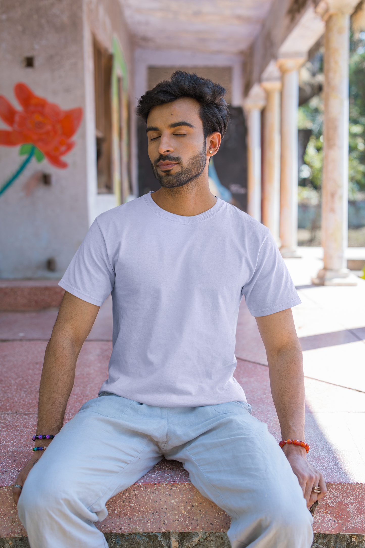 Essential Basics Crew T-Shirt | Lavender UC21